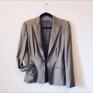 Ralph Lauren Collection Gray Cashmere Blazer